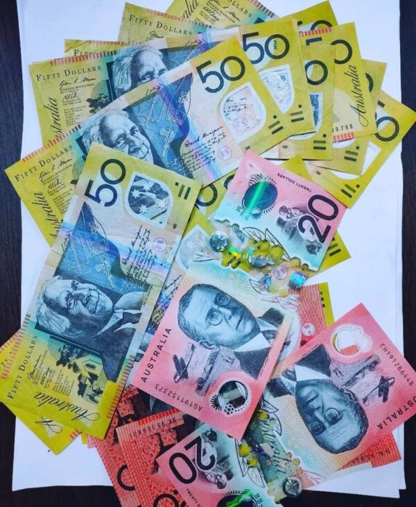 Order High quality fake Australian Dollar banknotes